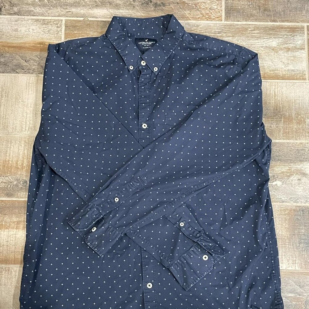 NWOT Men's American Eagle Button Down Classic Fit - Size XL